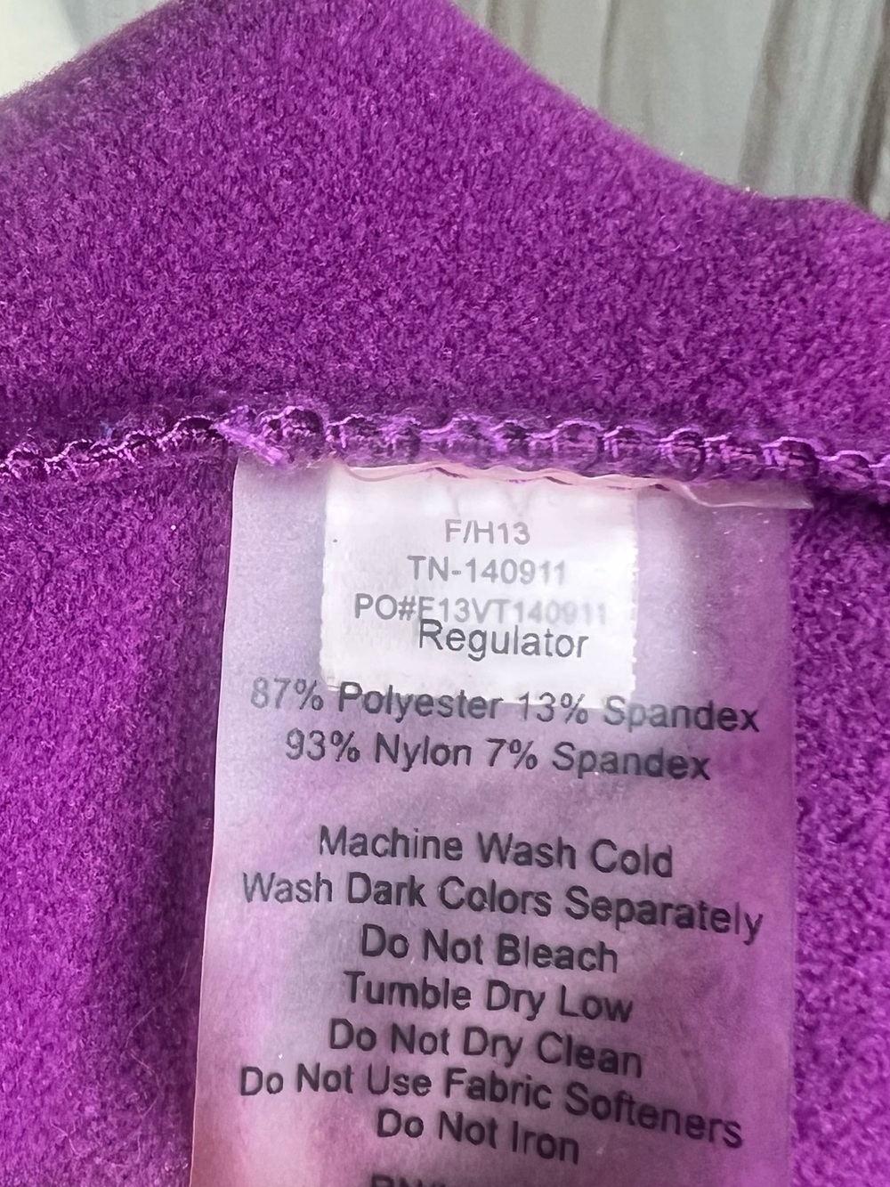Title Nine Purple Regulator Hooded Long Sleeve Dress - Picture 5 of 5